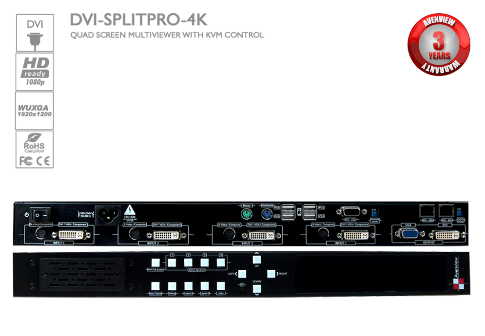 dvi quad multiviewer