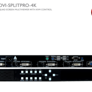 Advanced Quad Screen Video Processor with IR, Keyboard and Mouse Control