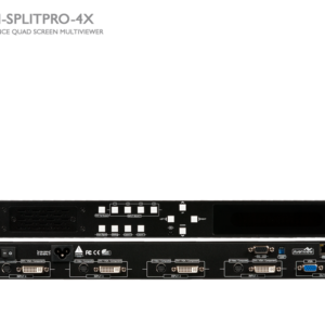 Advanced Quad Screen MultiViewer with Front Panel, RS232 and IR Control