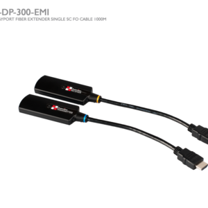 DisplayPort Extender over Fiber, Single SC Fiber Optic Cable, Up to 1000m (3,300 feet)