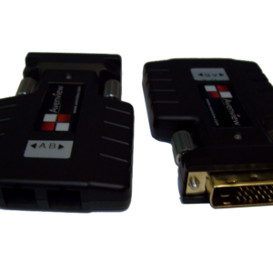 Dual Link DVI Extender over 2 SC Fiber Cable, HDCP Compliant