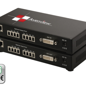 Dual Link DVI Extender over Fiber, HDCP Compliant