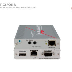 HDBaseT HDMI CAT5/6/7 4K2K 3D IR RS232 LAN Support-POE Receiver -100m
