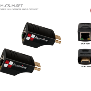 HDMI Mini Short Range Receiver Single CAT5/CAT6