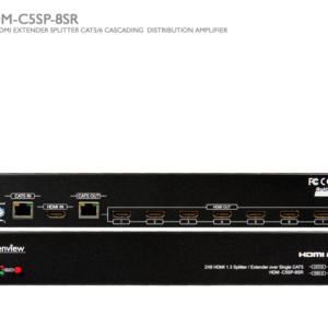 2×8 HDMI Extender / Splitter over Single CAT5 Cascading Distribution Amplifier