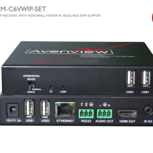 HDMI IP / LAN Video Wall Matrix Receiver with IR RS232 Audio and KVM Function