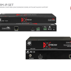 AVXSTREAM – H.264 IP Video Extender over WAN with Telnet/Audio Support