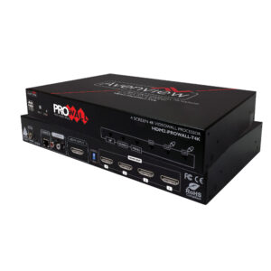 2X2 HDMI 2.0 Video Wall Processor (4K60 18Gbps, IR, Audio, Rotation)