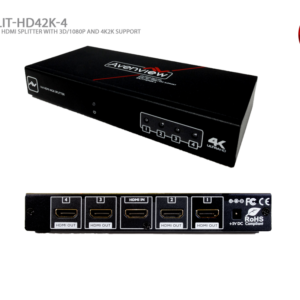 1×4 HDMI 4K2K Splitter with 1080P 3D ULTRA HD Support
