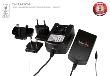 Optional Power Adapter for Fiber Optic Extenders